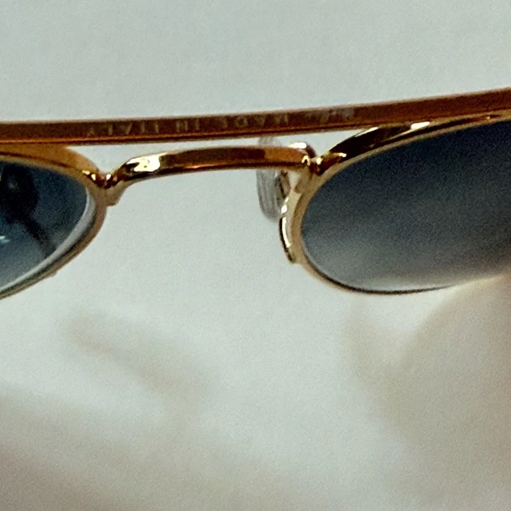 Ray-Ban Gold/ blue 001/32 Sunglasses RB3026 large
